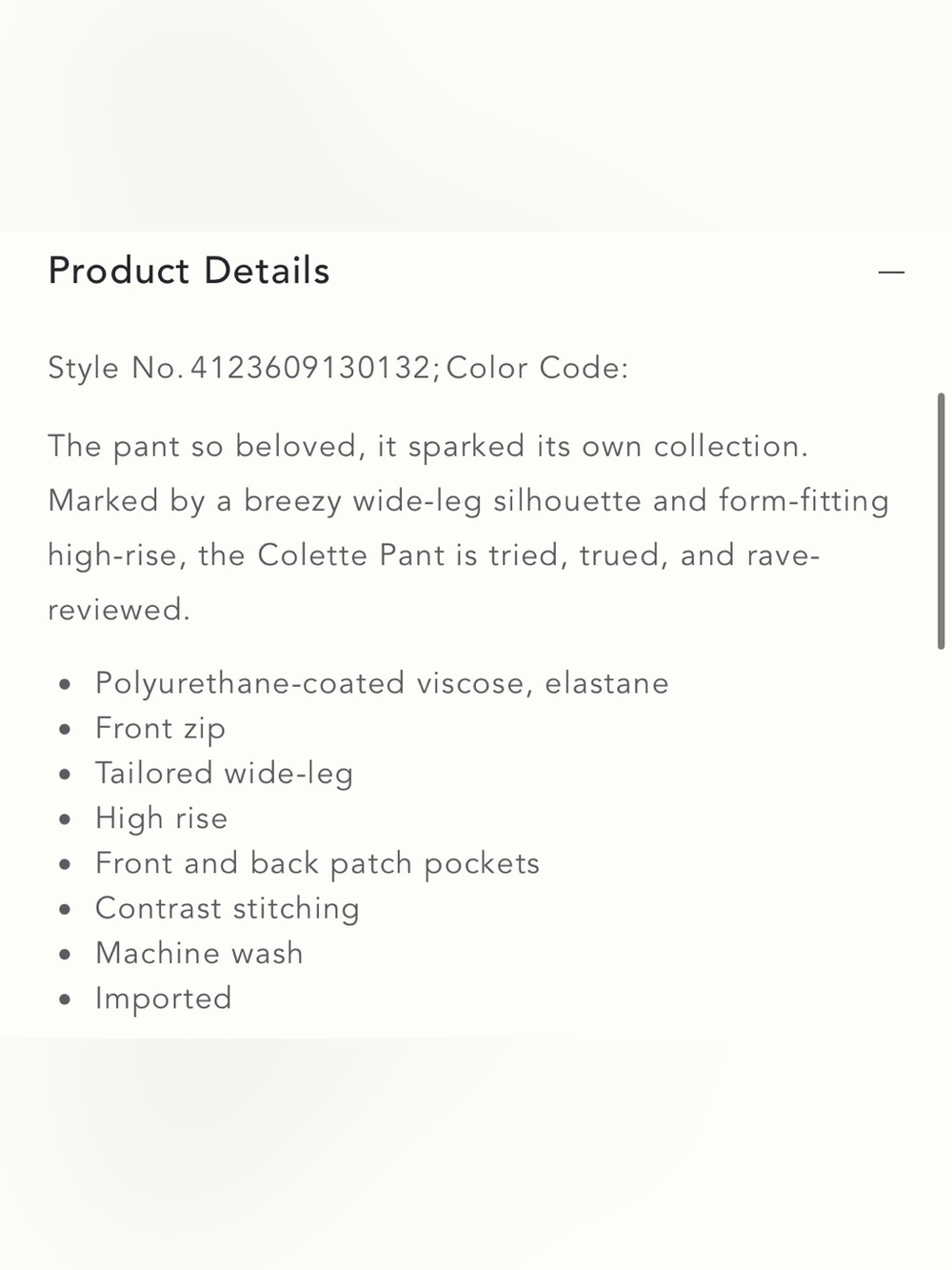 Maeve Cropped Faux-Leather Wide-Leg Pants in Dark Brown - Picture 5 of 13